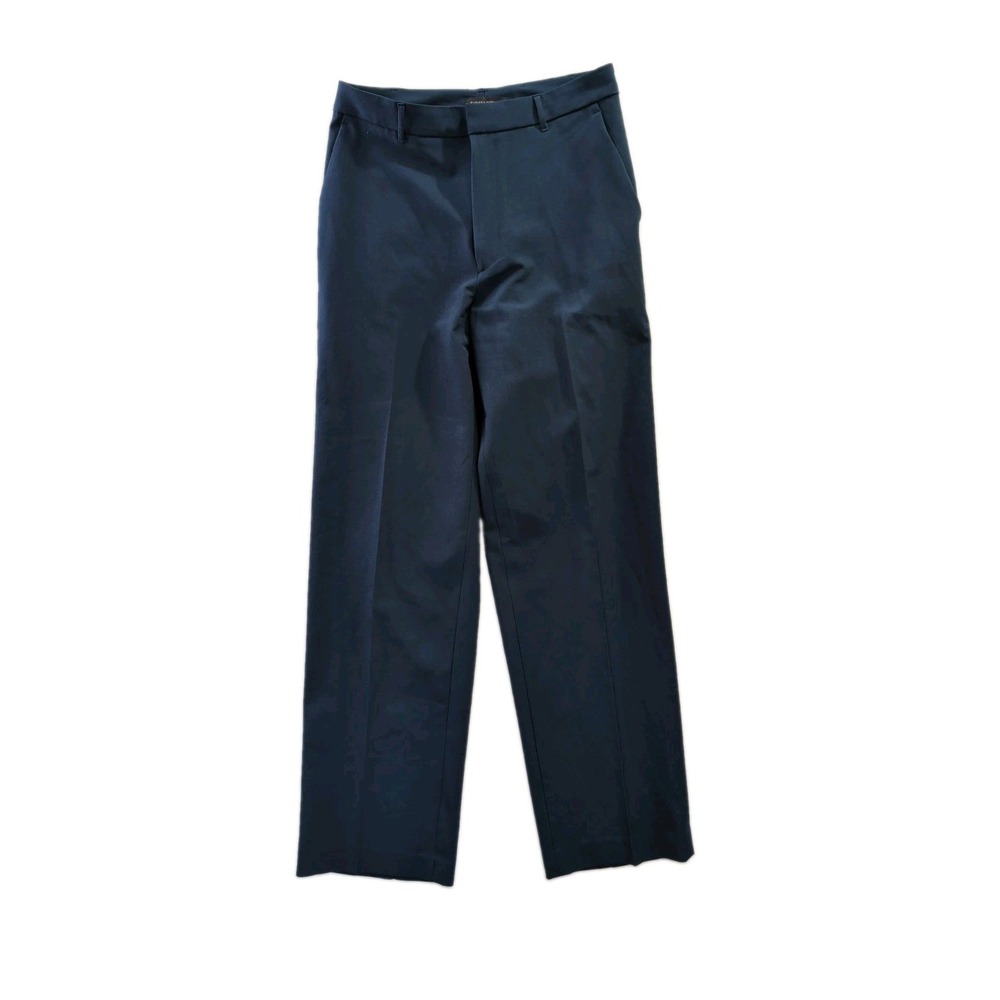 Banana Republic Sculpted Stretch Trouser Pant Womens 6 Blue Straight High Rise